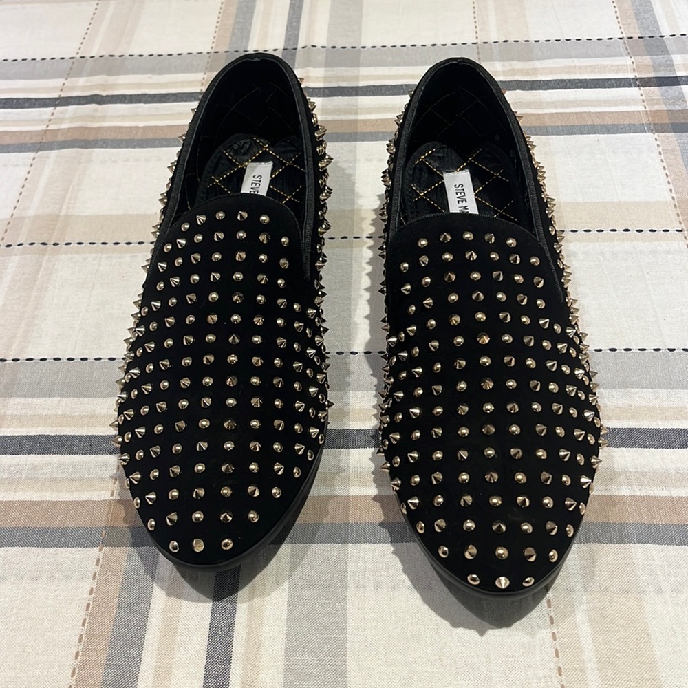 Steve Madden studded loafers